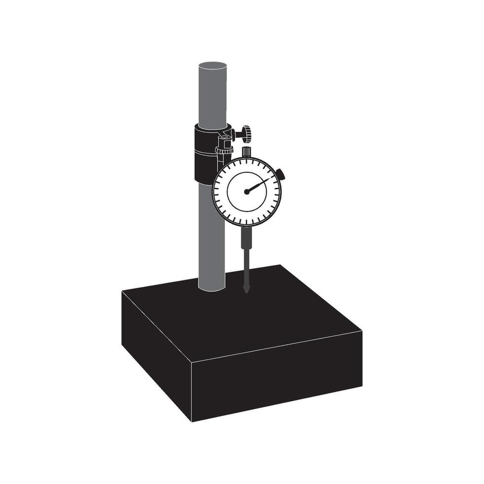Dial indicator icon vector