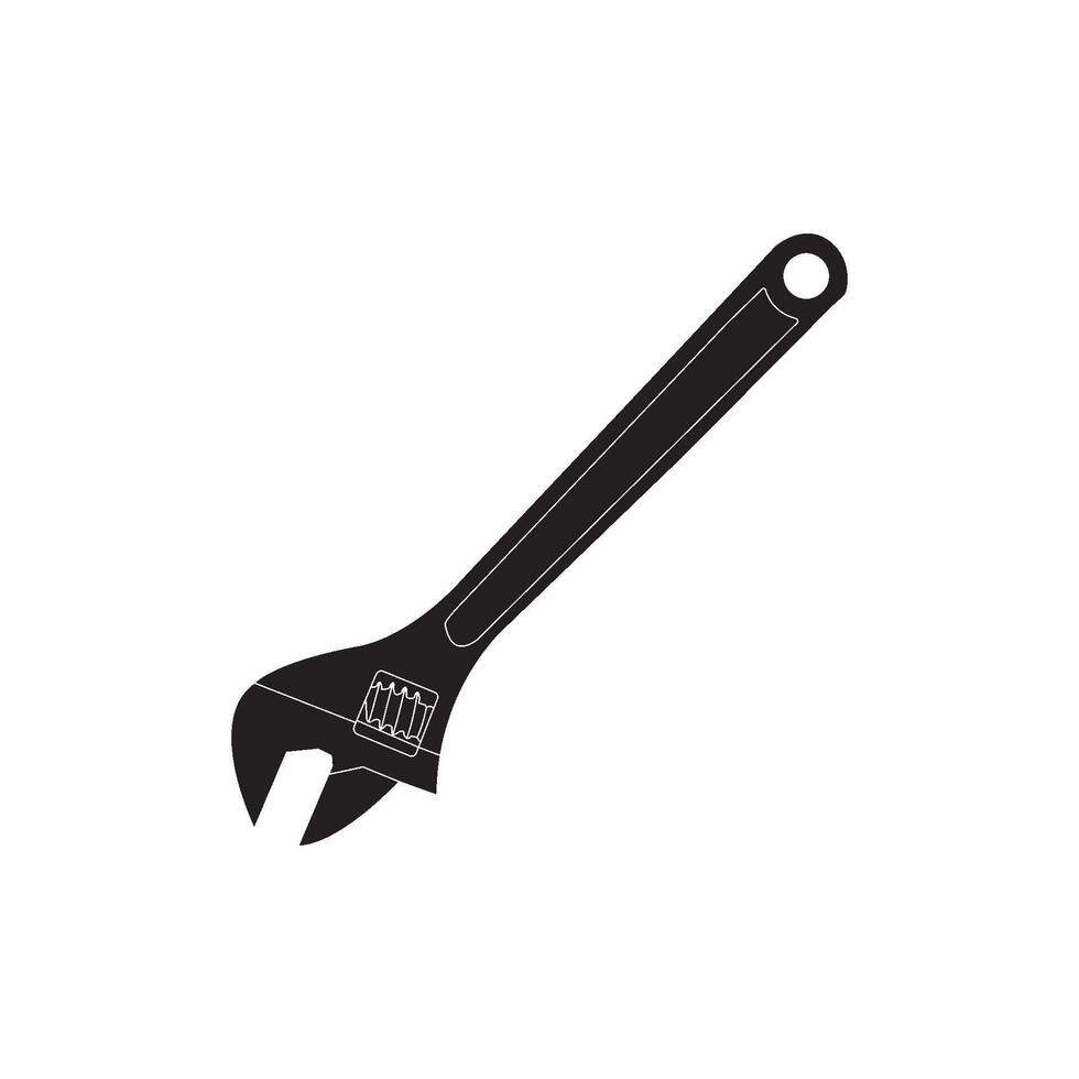 wrench icon design vector