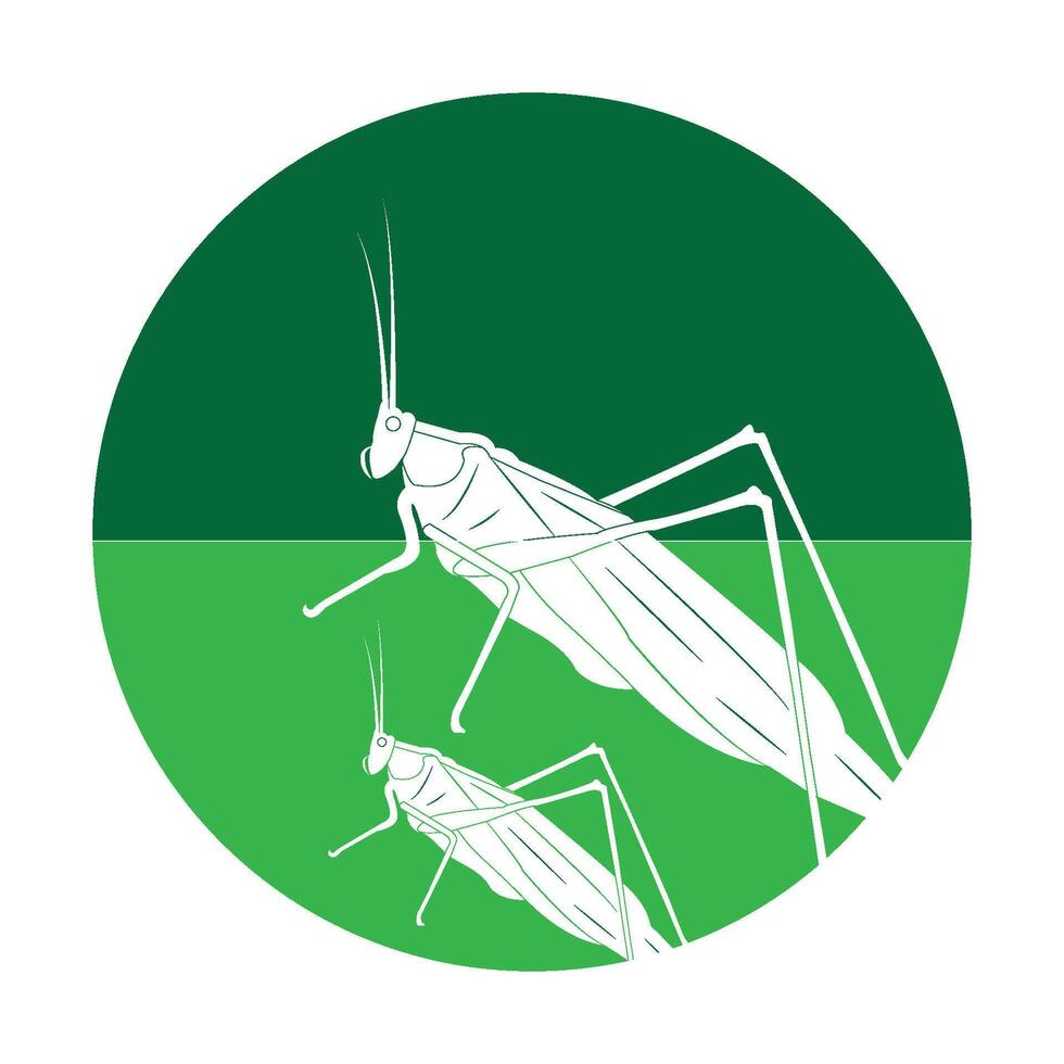 grasshopper icon design vector