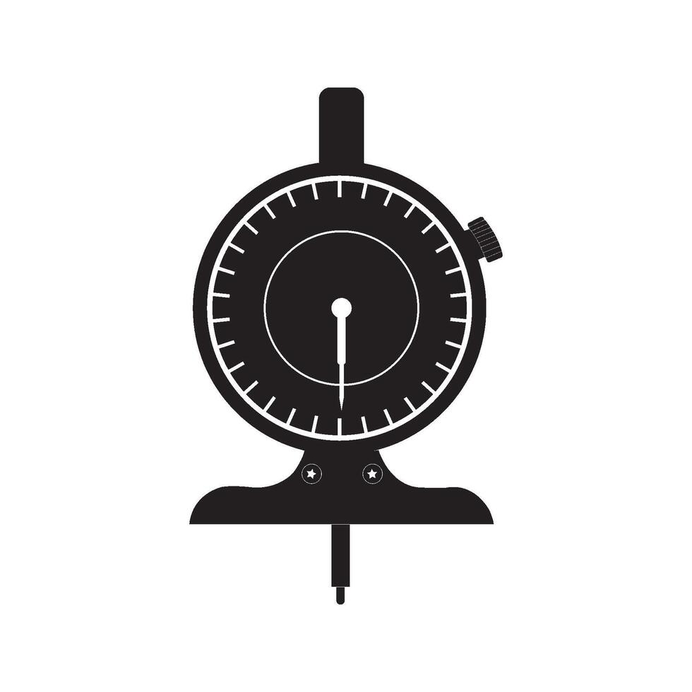 Dial indicator icon vector