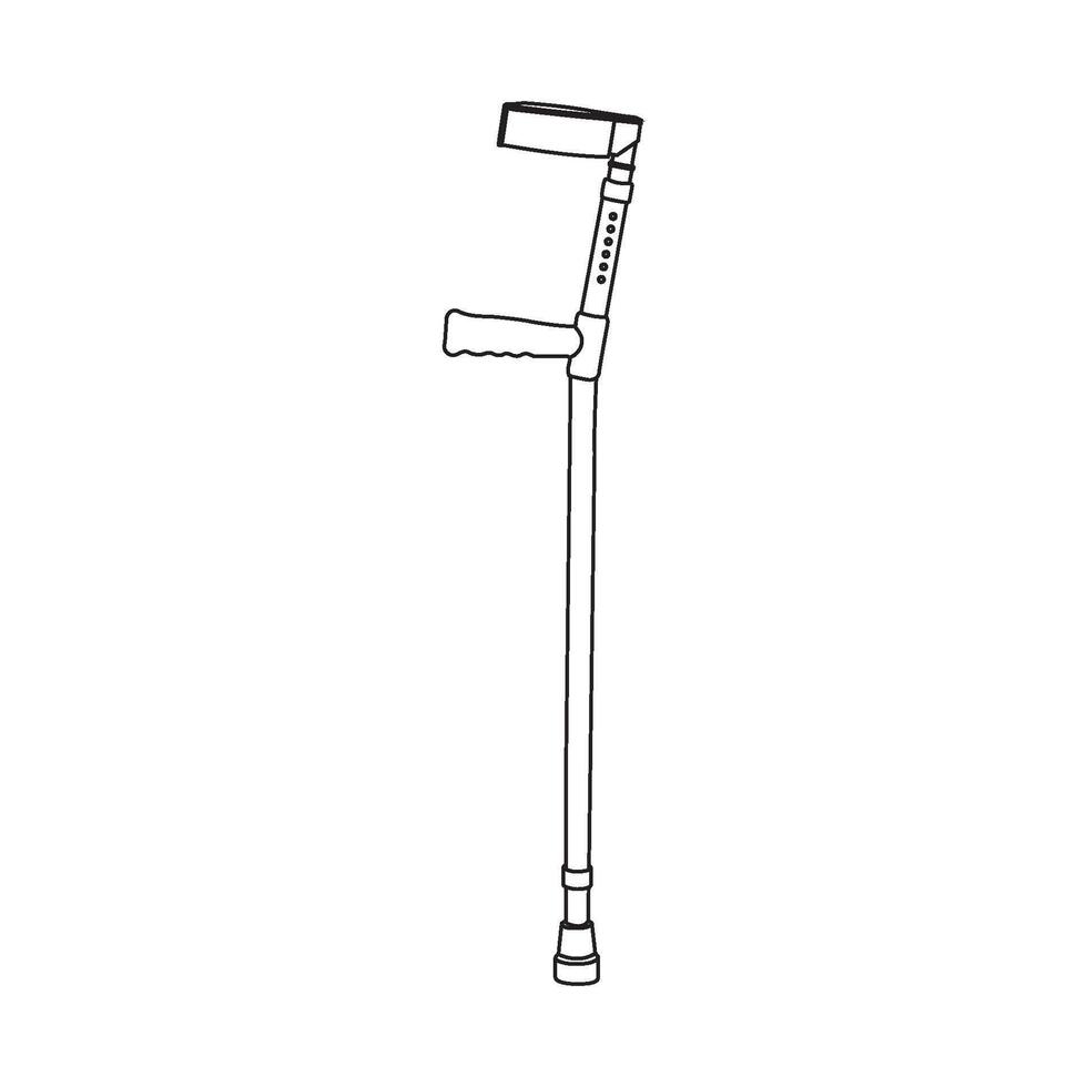 Crutches icon design vector