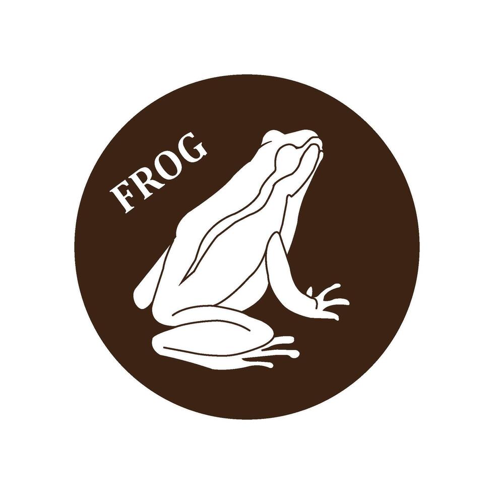 Frog icon design vector