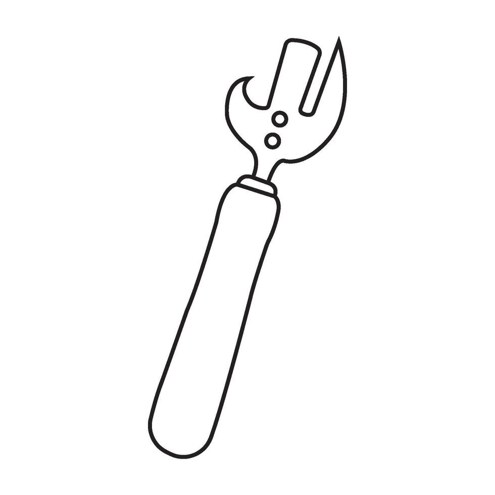 bottle opener icon vector