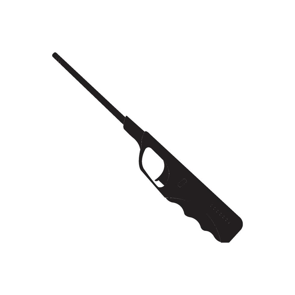 lighter or torch icon vector