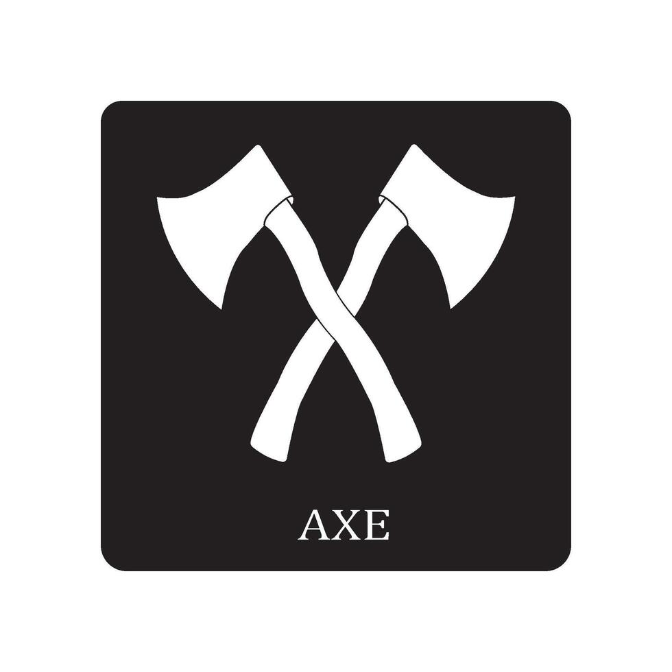 Axe icon design vector