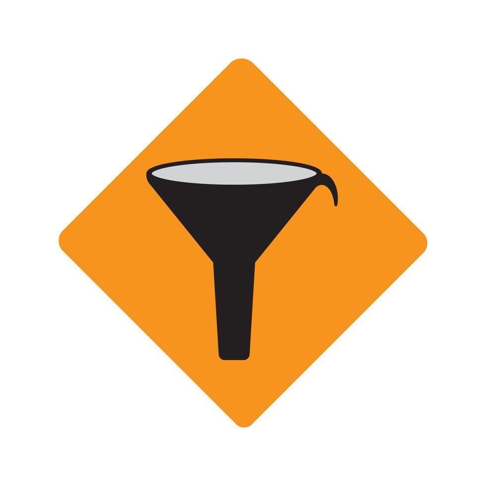 Funnel icon design vector