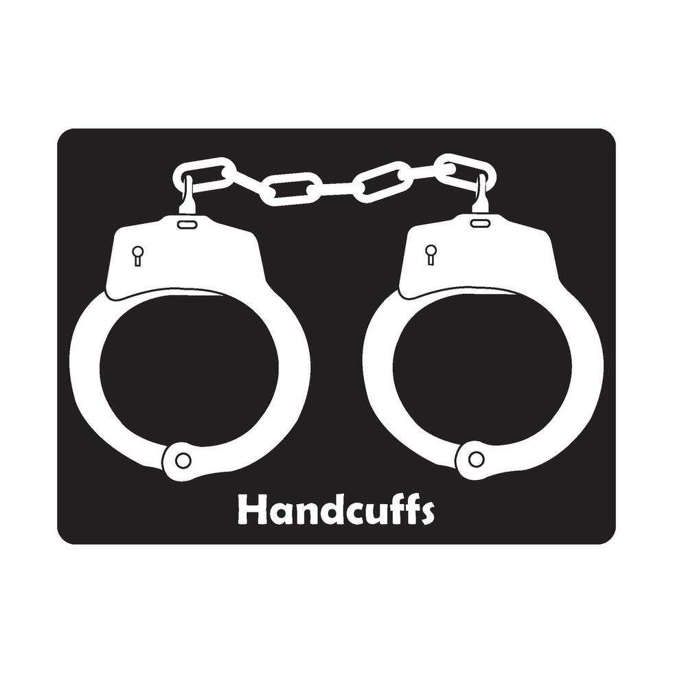 handcuffs icon design vector