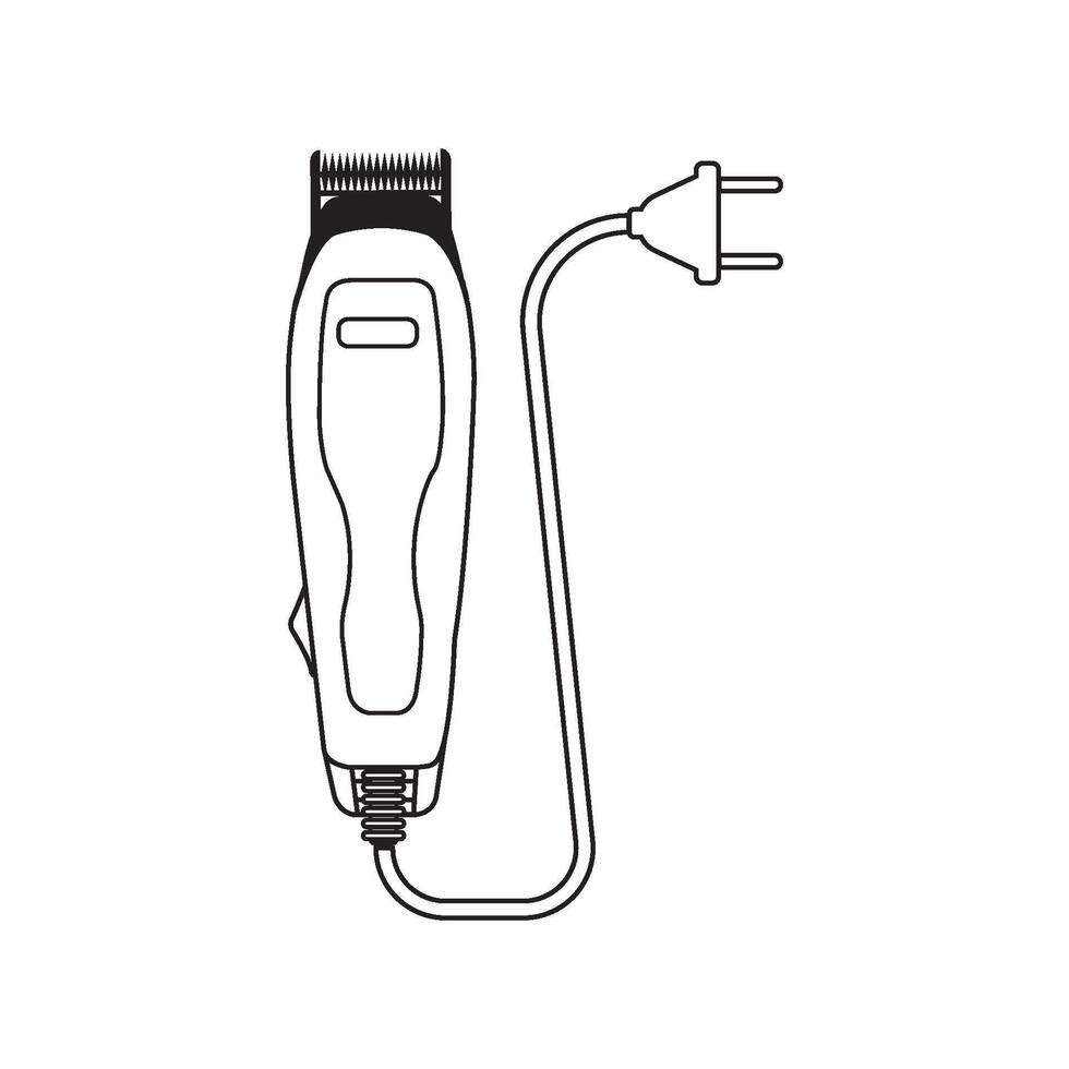 electric clippers icon vector