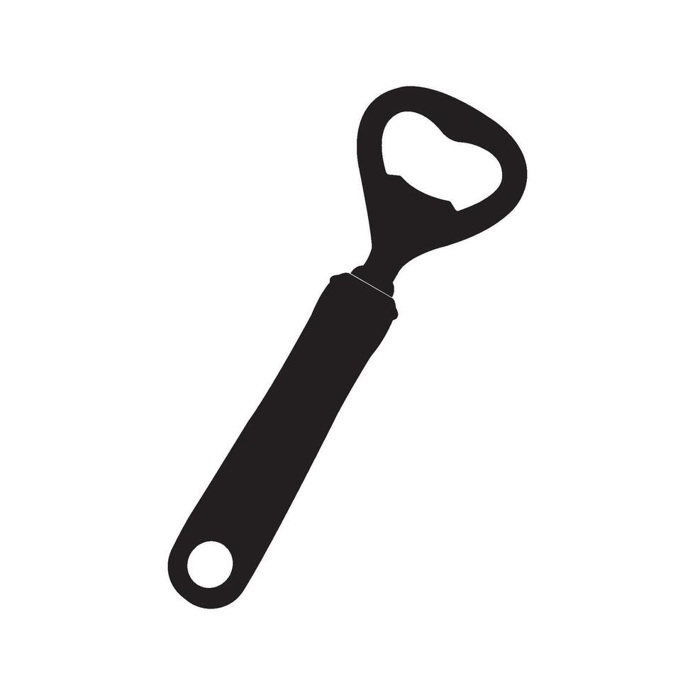 bottle opener icon vector