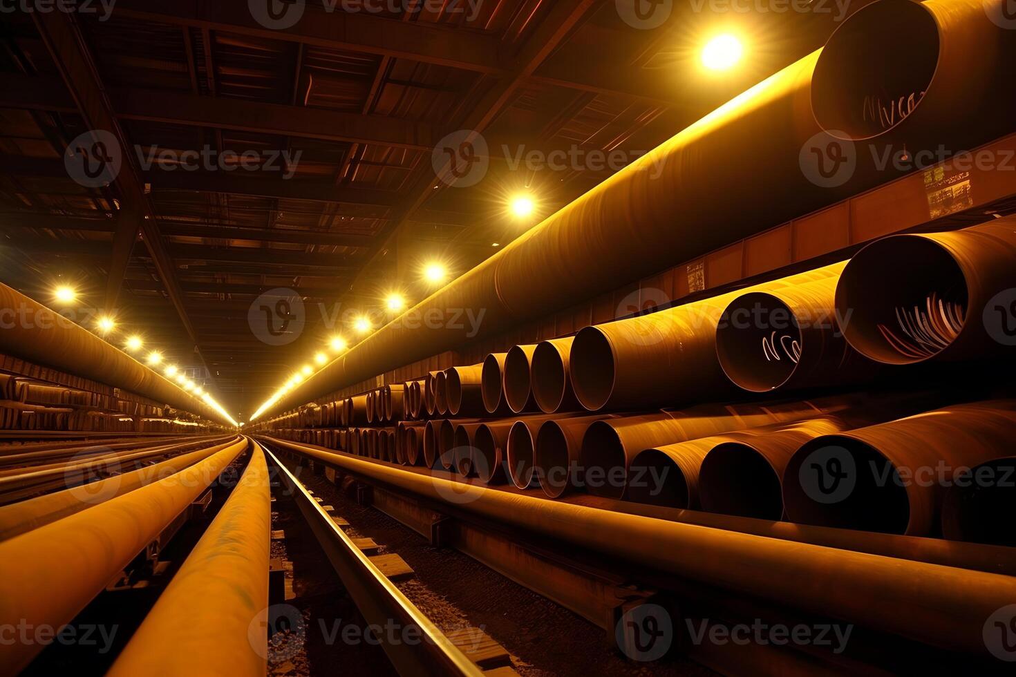 Car bodies are on Assembly line. Factory for production of cars. Neural network photo
