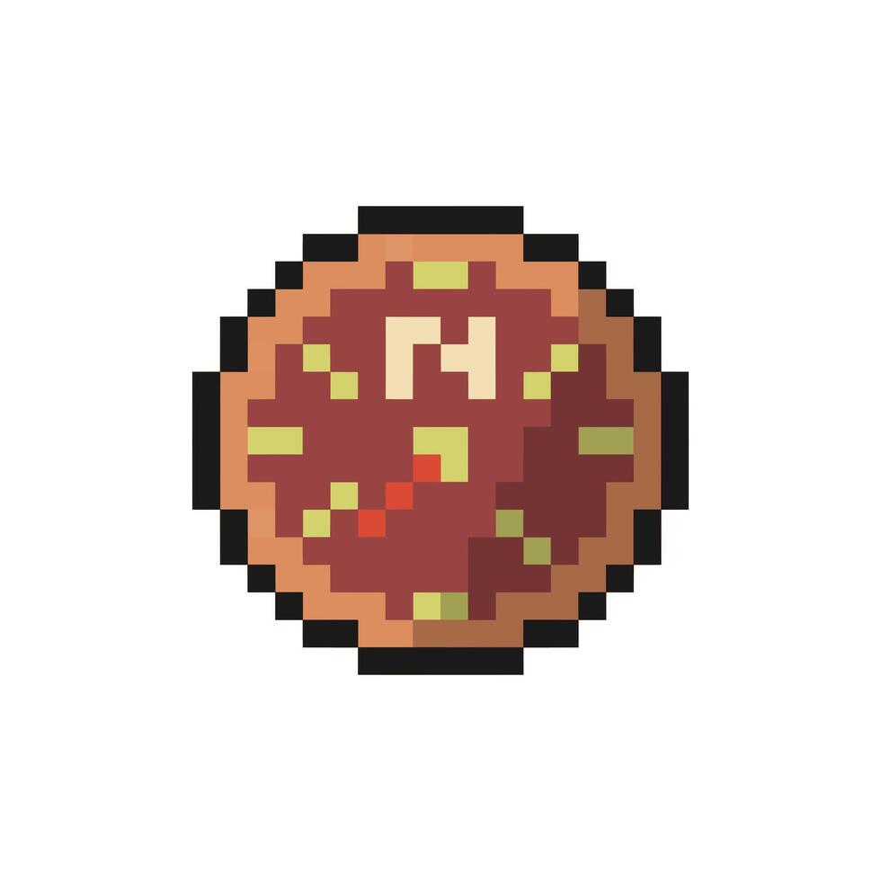compass pixel art for dynamic digital projects and designs. vector