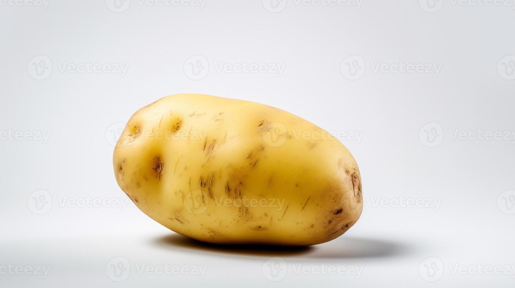 potato isolated on white background. Neural network photo