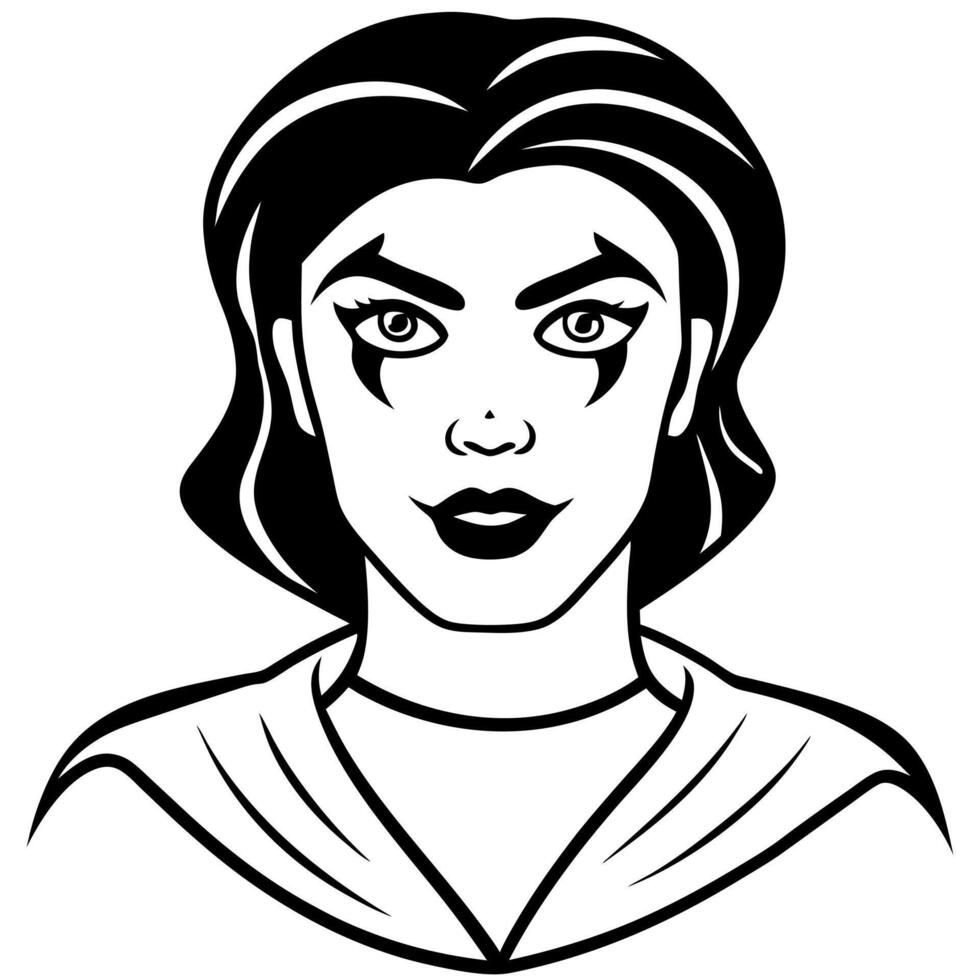 Cosmetic element outline for coloring pages. Cosmetics Easy Coloring Book vector
