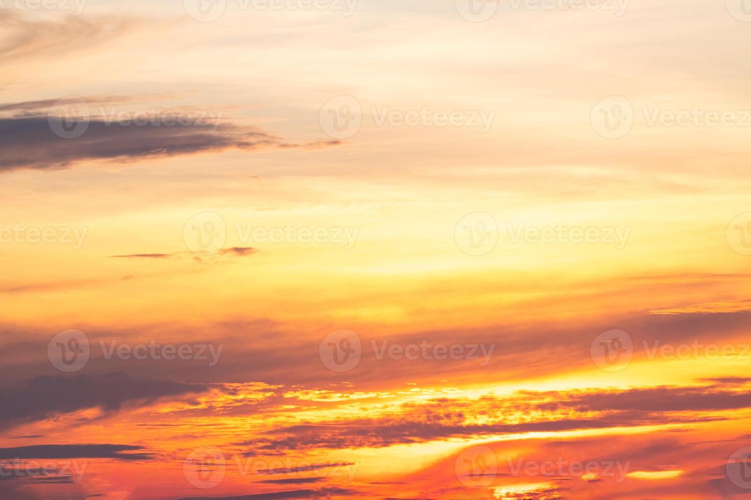 Beautiful , luxury soft gradient orange gold clouds and sunlight on the blue sky perfect for the background, take in everning,Twilight, Large size, high definition landscape photo