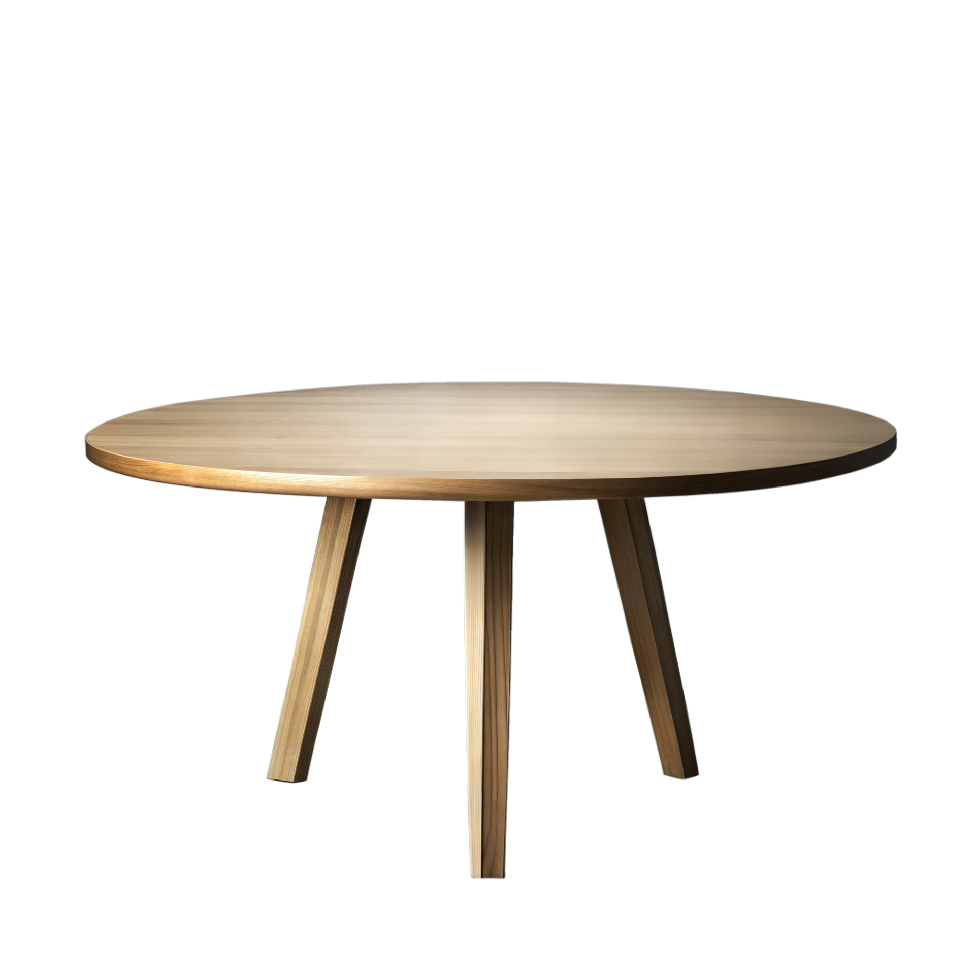 Round Wooden Dining Table on Transparent Background 46598392 PNG