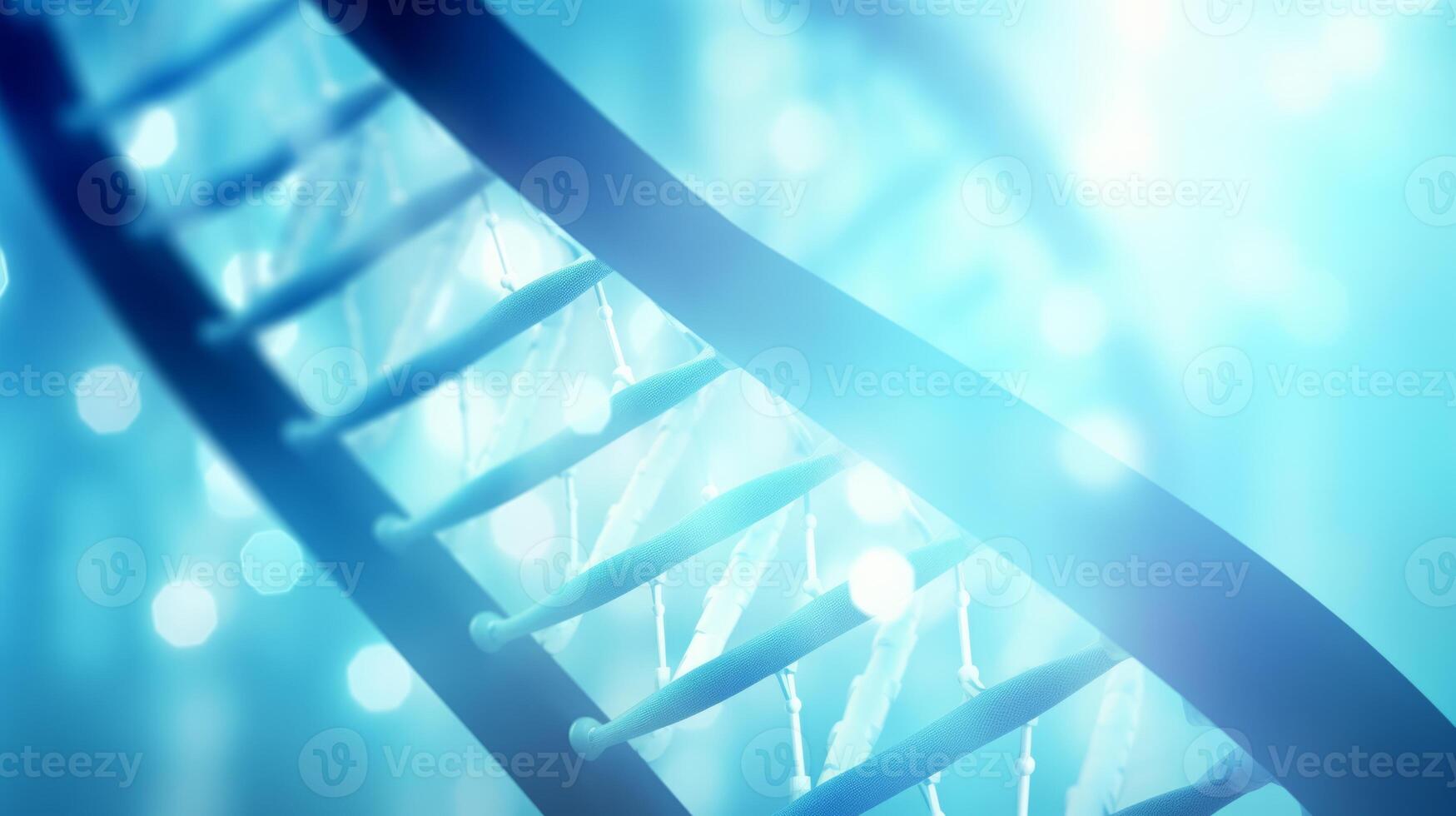 DNA gene helix spiral molecule structure. Neural network Neural network photo