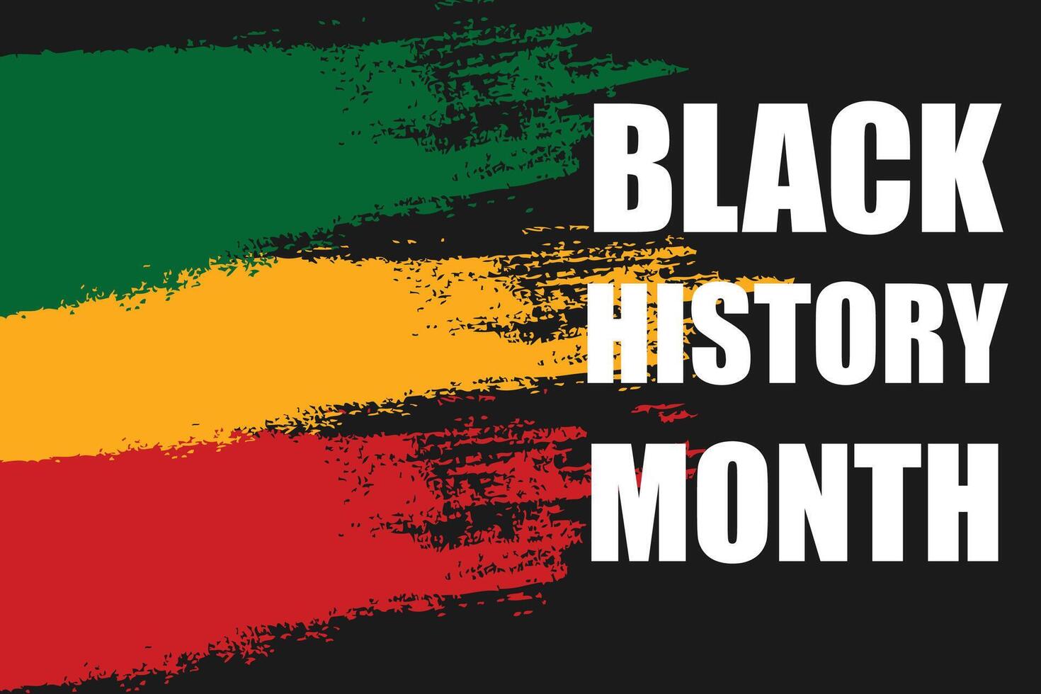 Black history month. African American history celebration design. vector