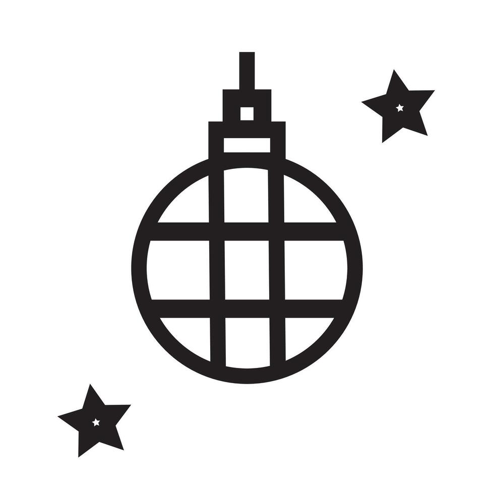 Christmas lights icon on a white background vector