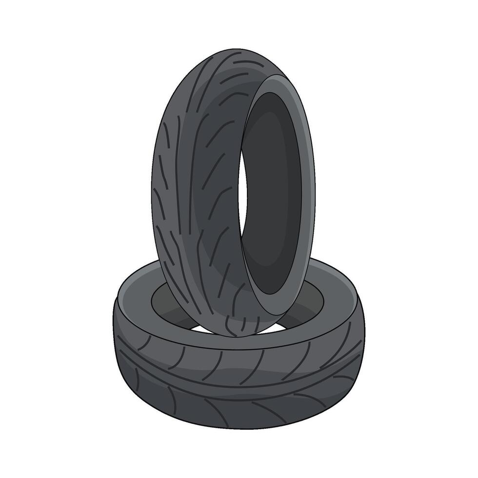 illustration of tire vector