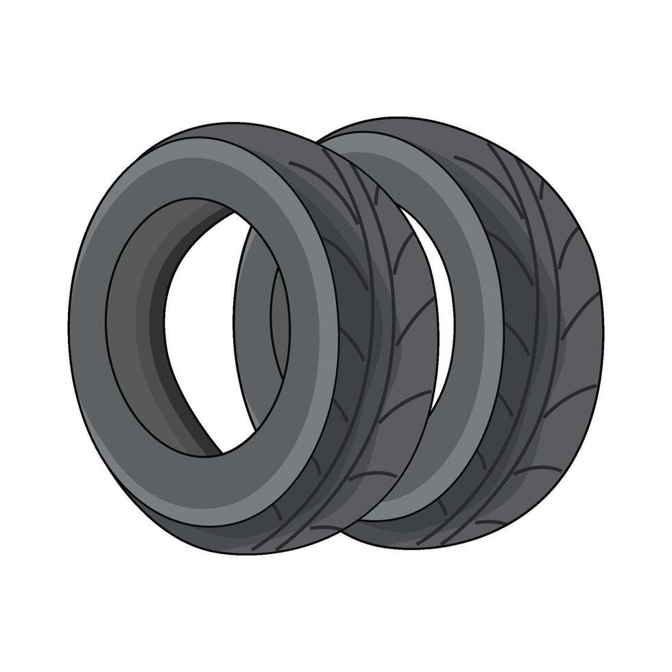 illustration of tire vector