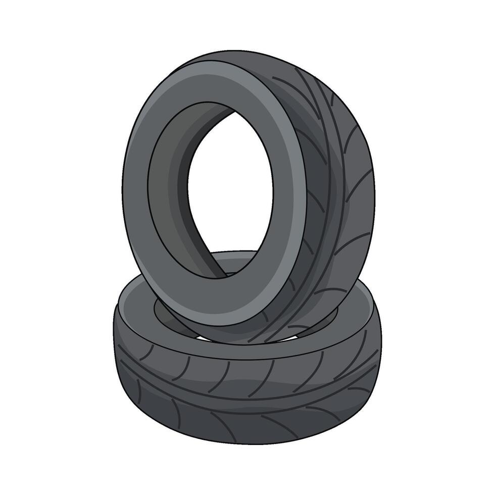 illustration of tire vector