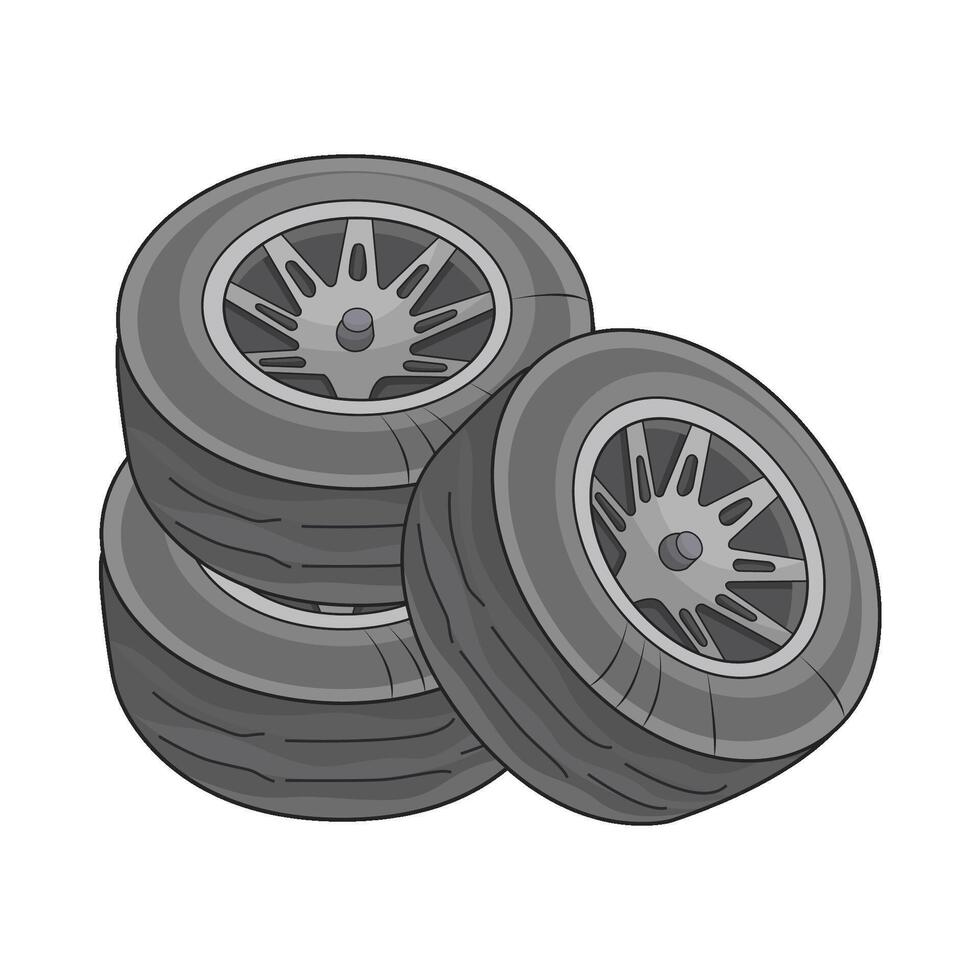illustration of tire vector
