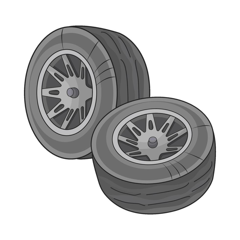 illustration of tire vector