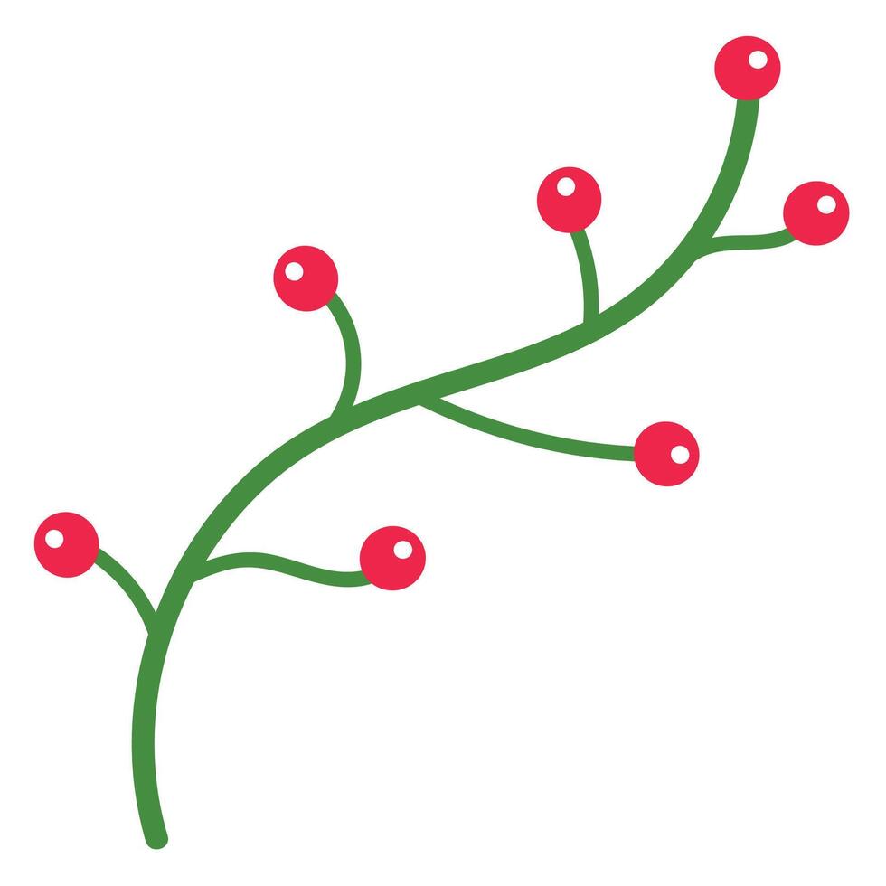 Holly leaf for Christmas decoration vector