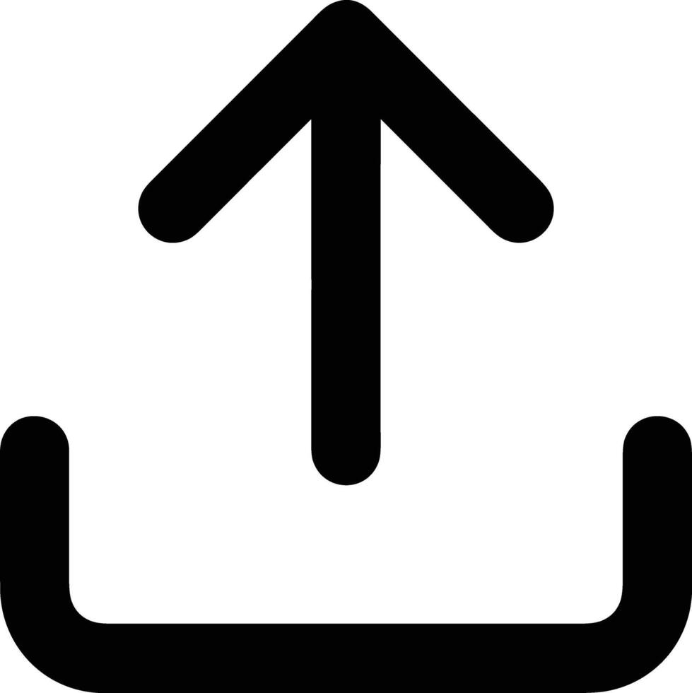 Upload icon symbol image vector