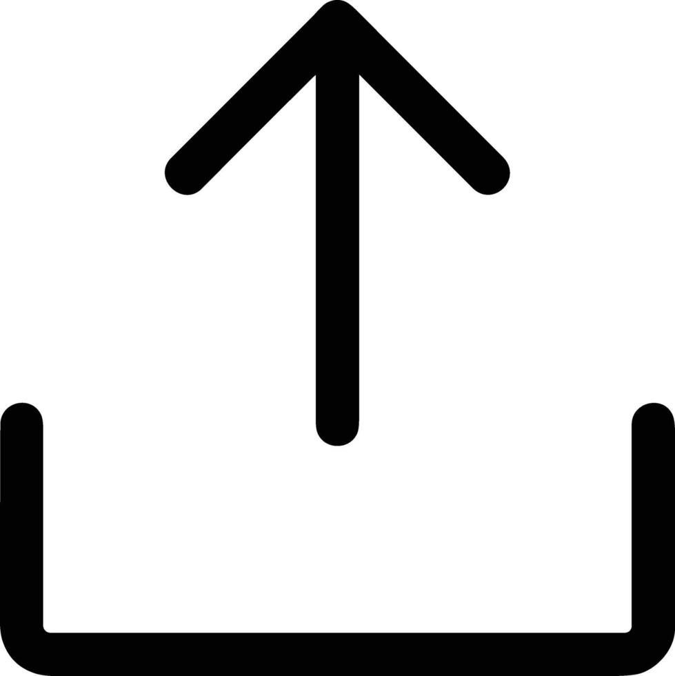 Upload icon symbol image vector