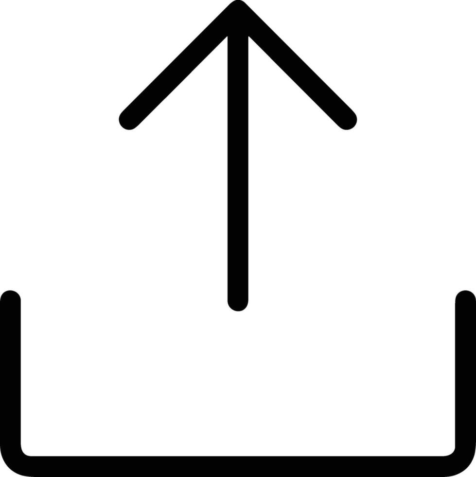 Upload icon symbol image vector
