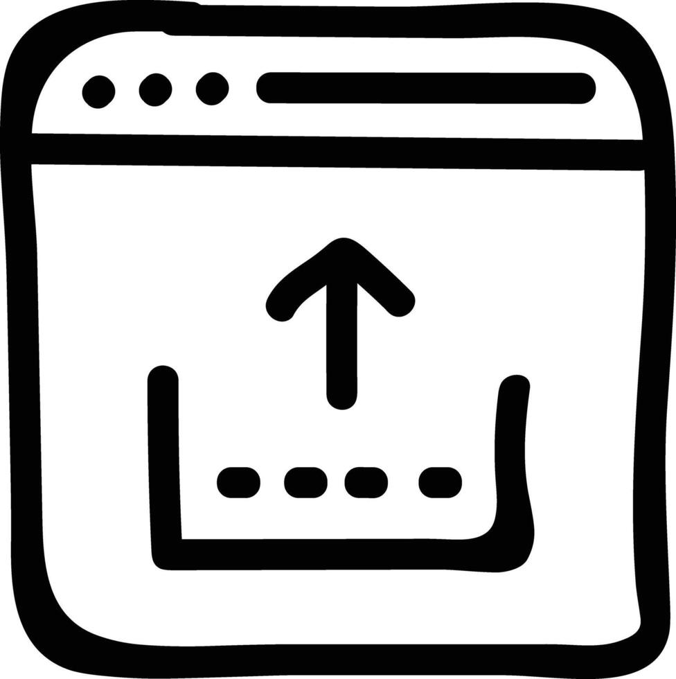 Upload icon symbol image vector