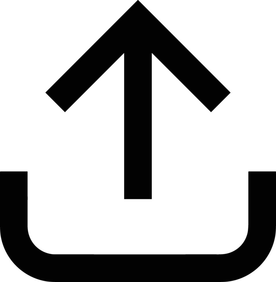 Upload icon symbol image vector