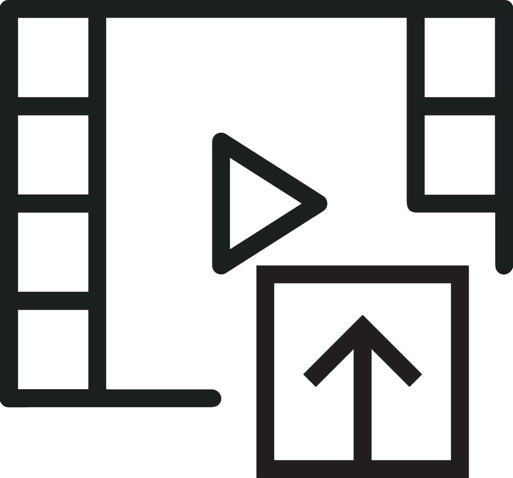 Upload icon symbol image vector