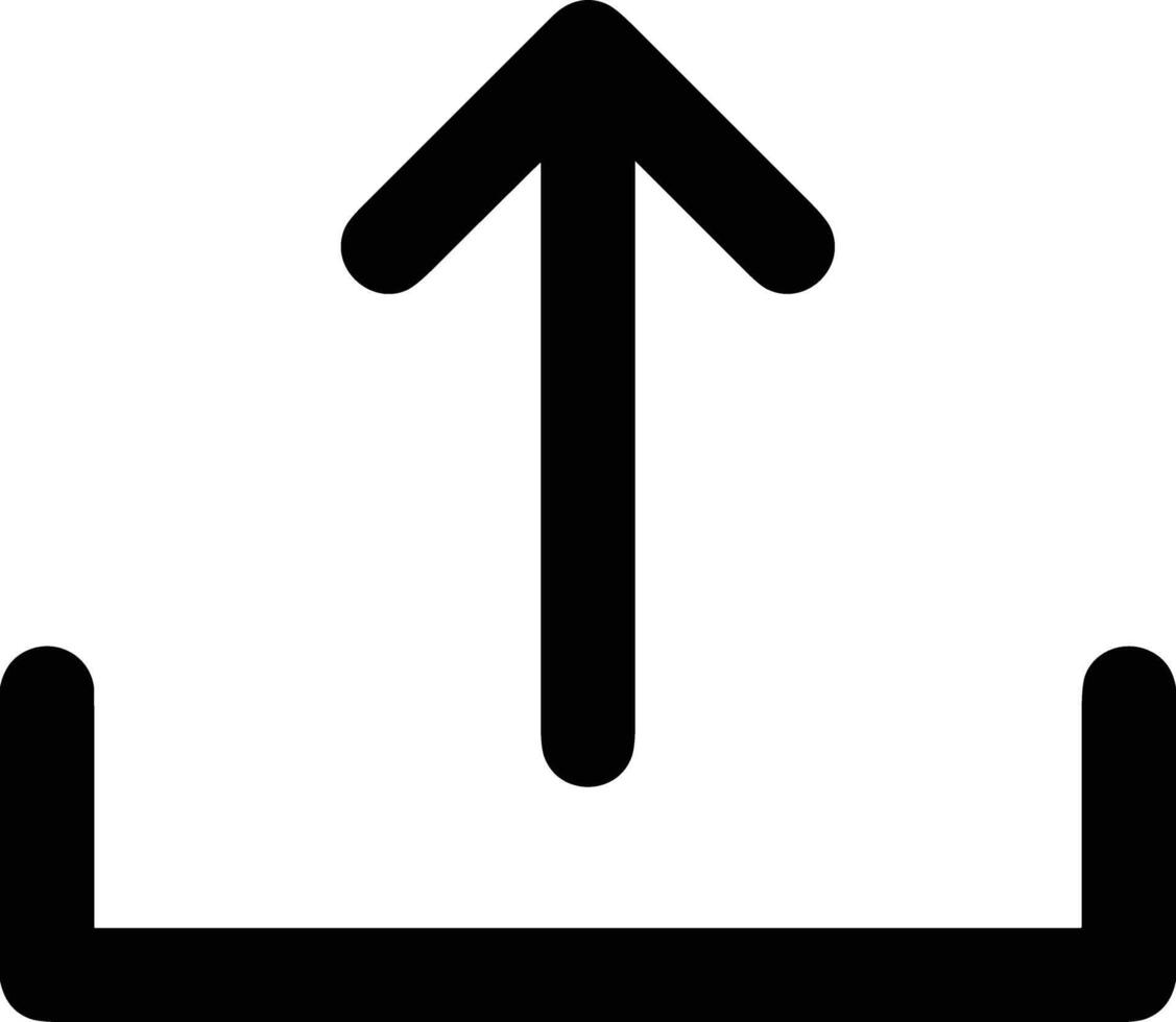 Upload icon symbol image vector