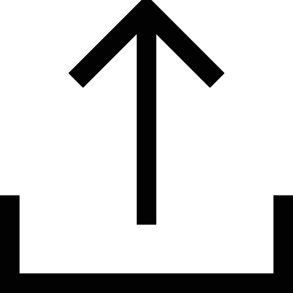 Upload icon symbol image vector