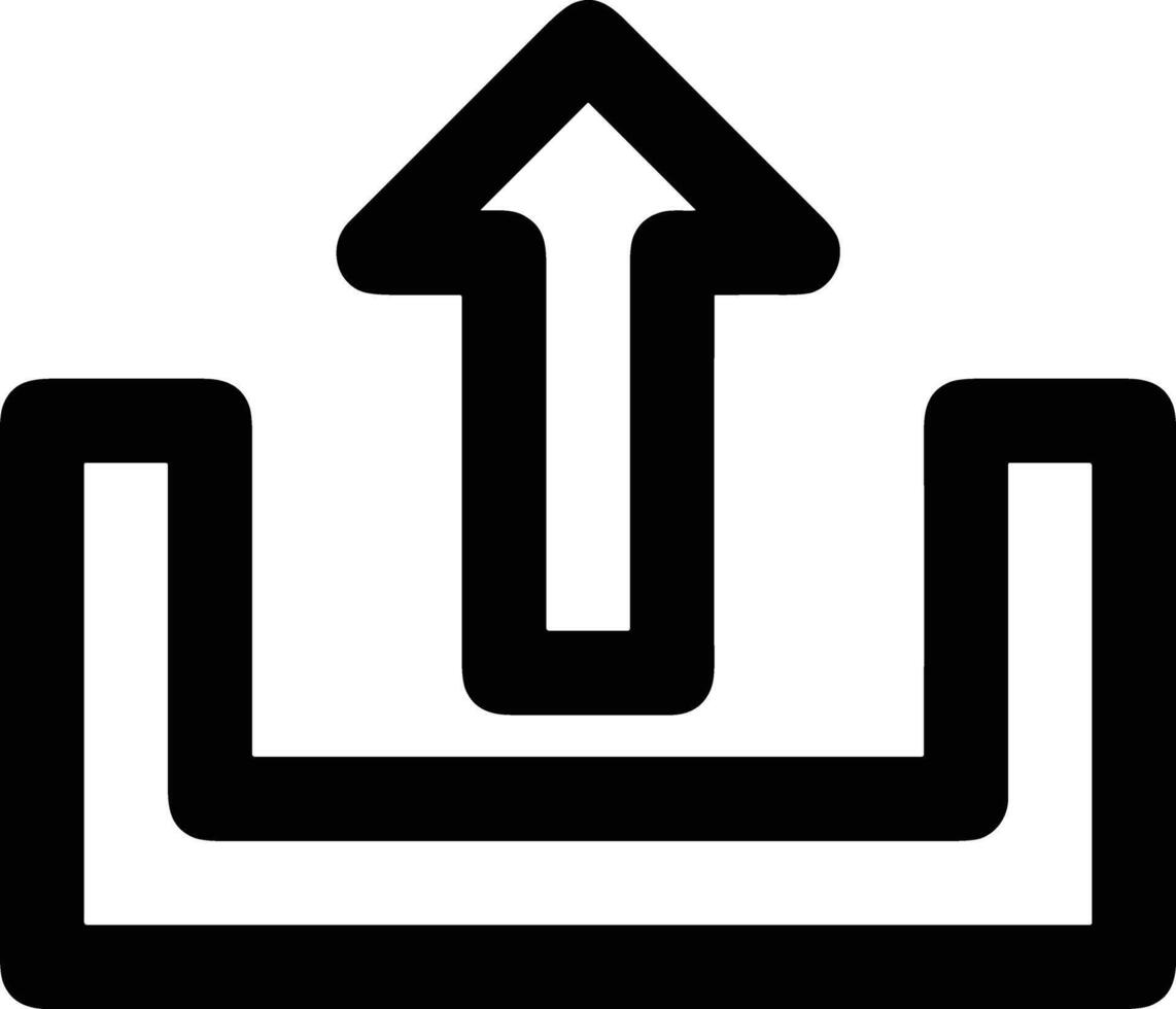 Upload icon symbol image vector
