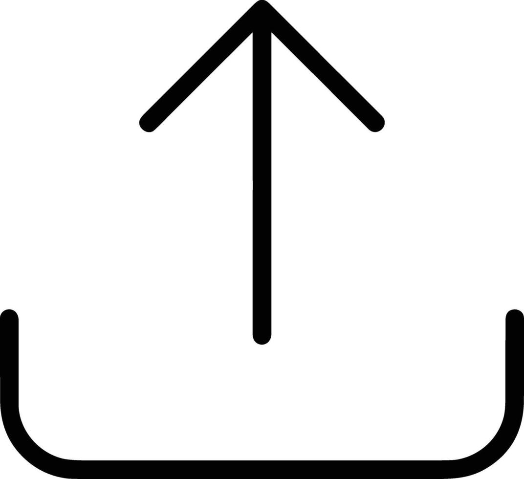 Upload icon symbol image vector