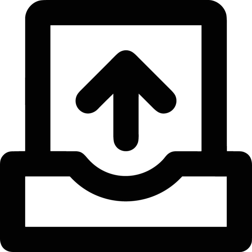 Upload icon symbol image vector