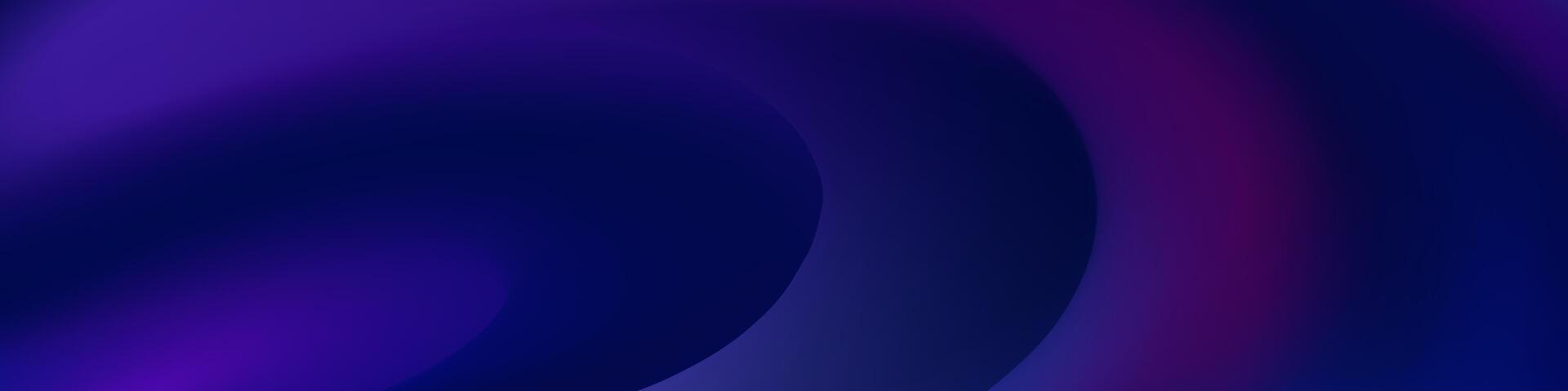 Gradient blurred banner in shades of violet and blue. Ideal for web banners, social media posts, or any design project that requires a calming backdrop vector