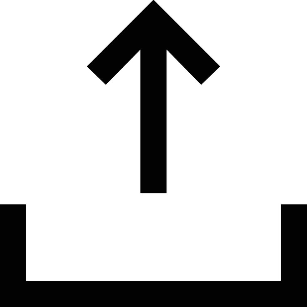Upload icon symbol image vector