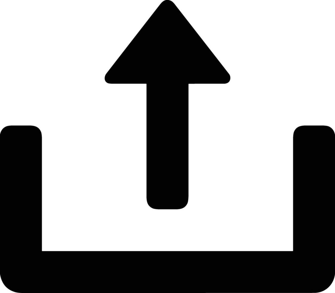 Upload icon symbol image vector