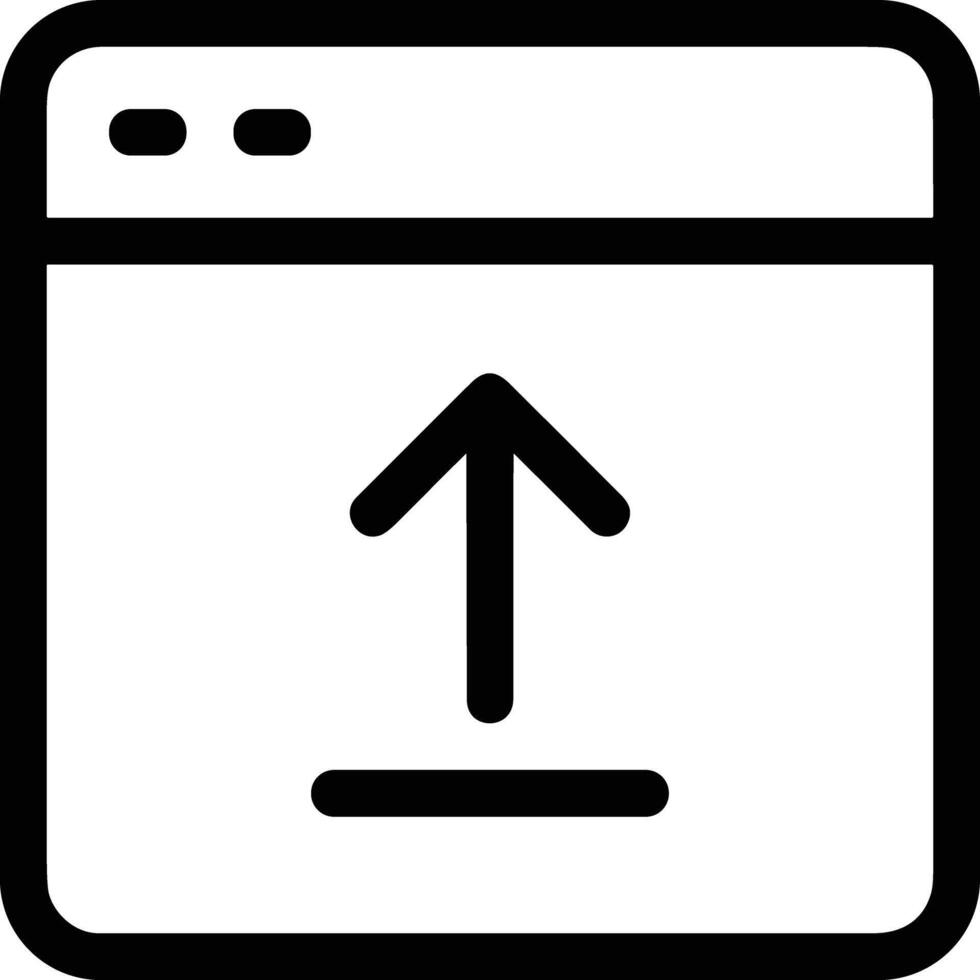Upload icon symbol image vector