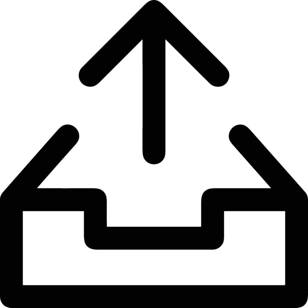Upload icon symbol image vector