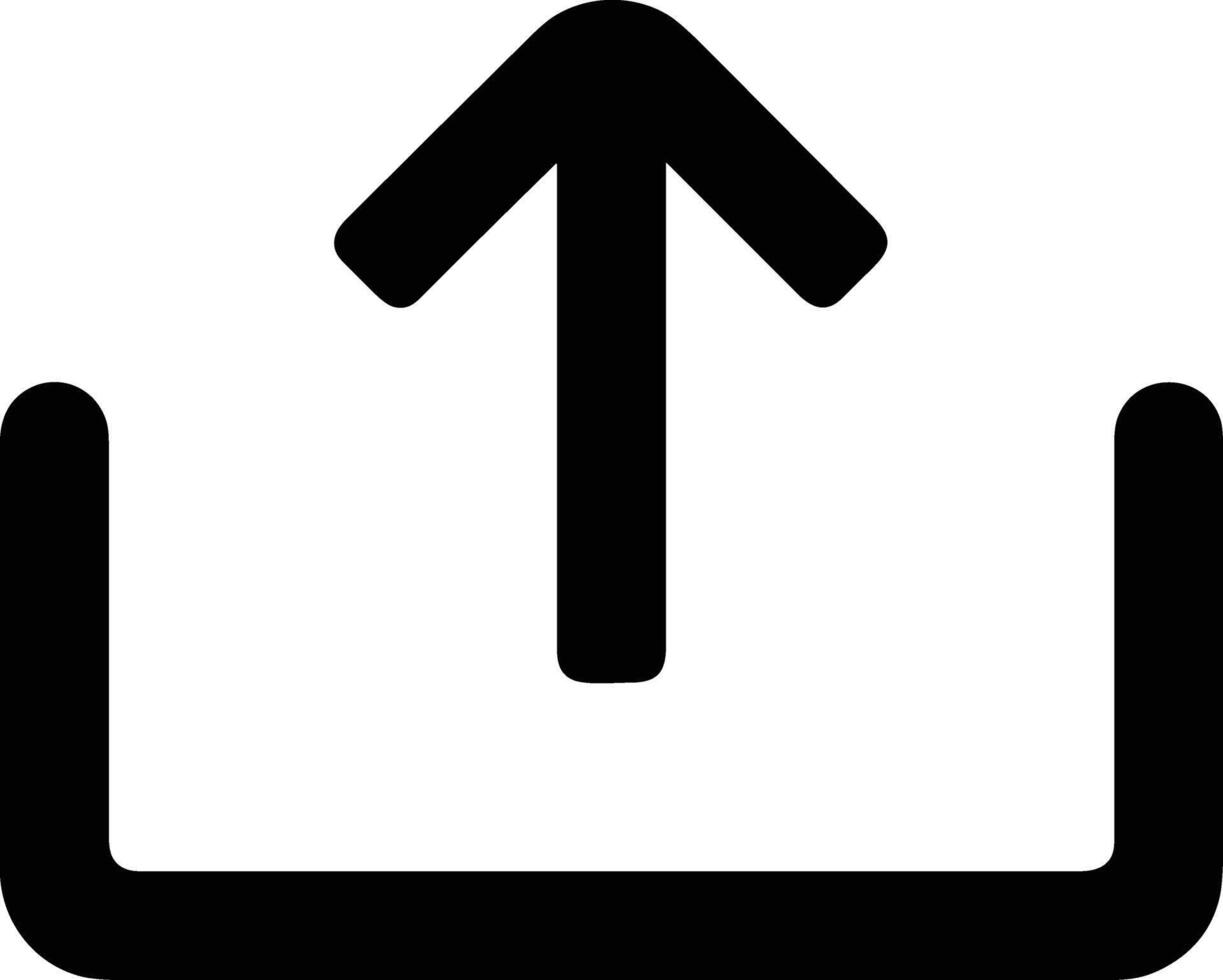Upload icon symbol image vector