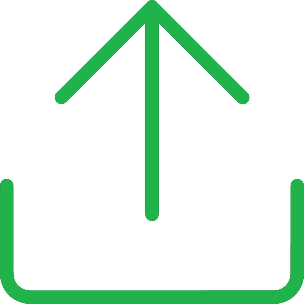 Upload icon symbol image vector