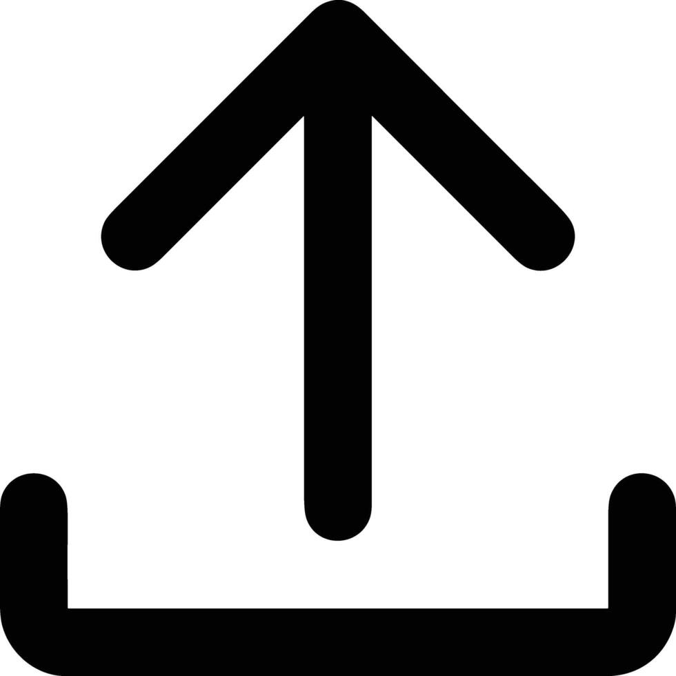 Upload icon symbol image vector