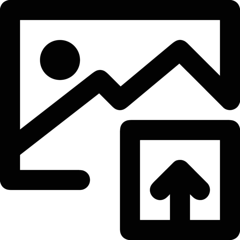 Upload icon symbol image vector