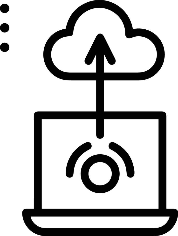 Upload icon symbol image vector