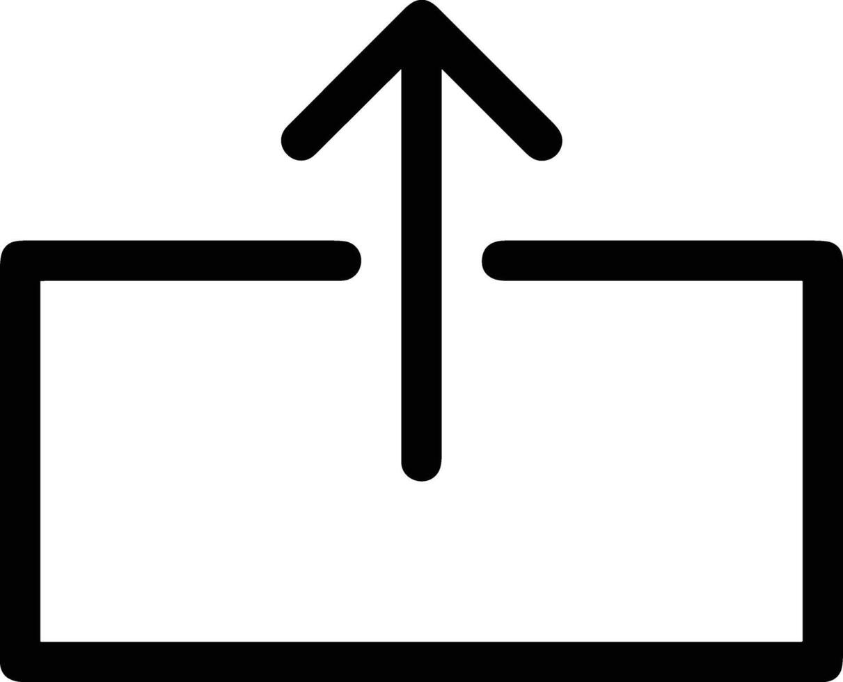 Upload icon symbol image vector